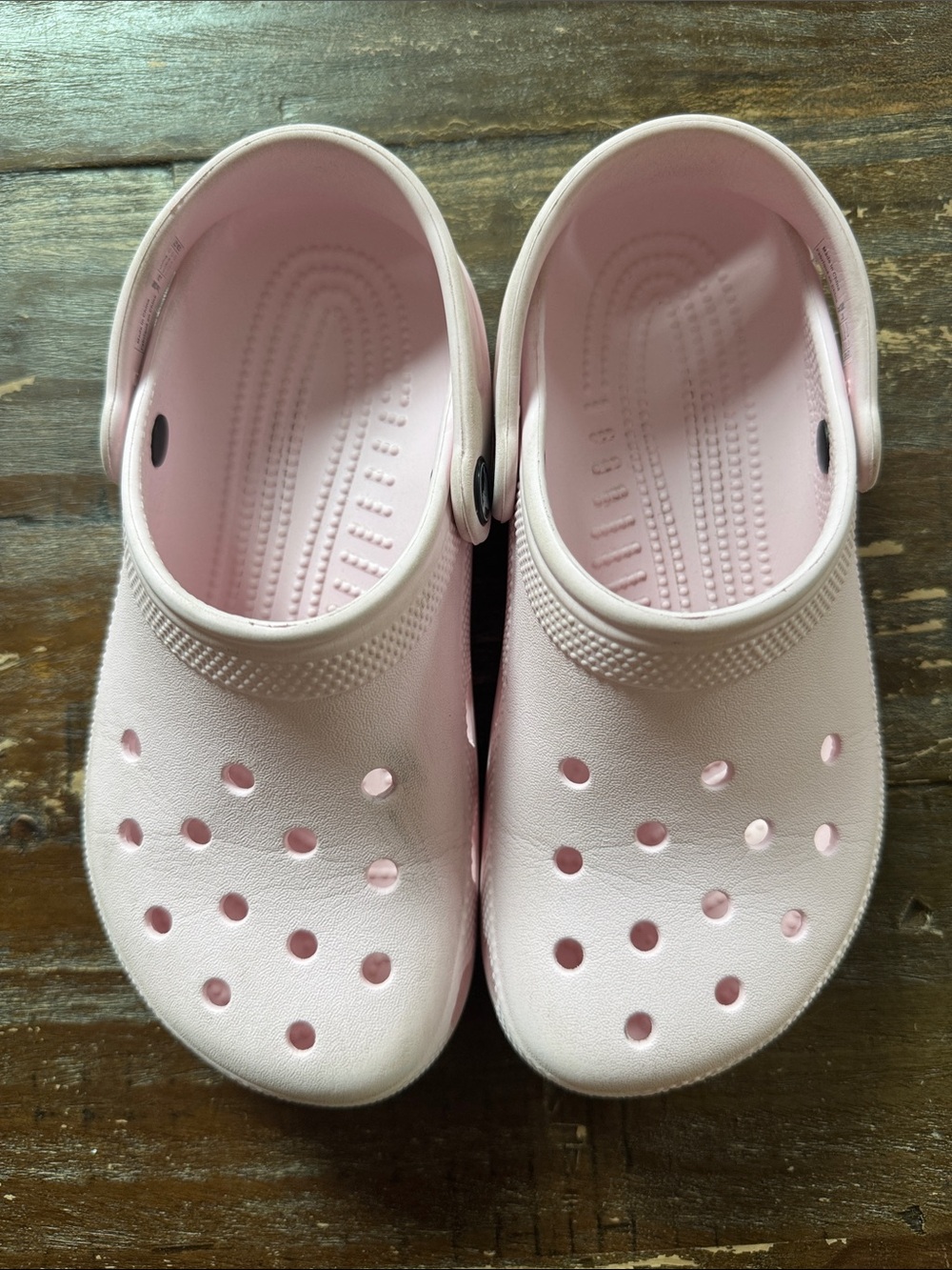 CROCS Kids Light Pink Classic Clog - Water-Friendly Footwear